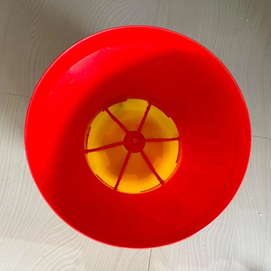 Turbo Feeder for Chicks – 4.5kg Capacity | Durable Poultry Feeder for Chickens, Broilers & Small Birds | Spill-Resistant, Easy-Clean Design cjfarms.in