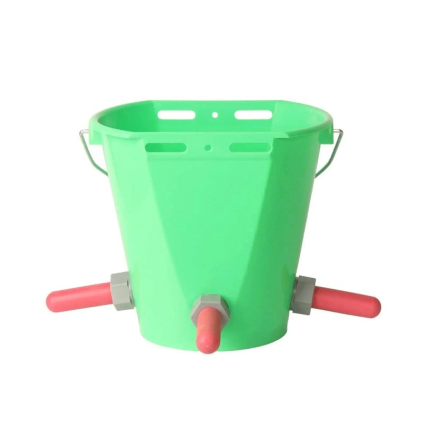 8L Calf Milk Feeding Bucket with 5 Teat Nipples | Durable Farm Milk Feeder for Calves | Easy-Clean & Hygienic Livestock Feeding Solution cjfarms.in