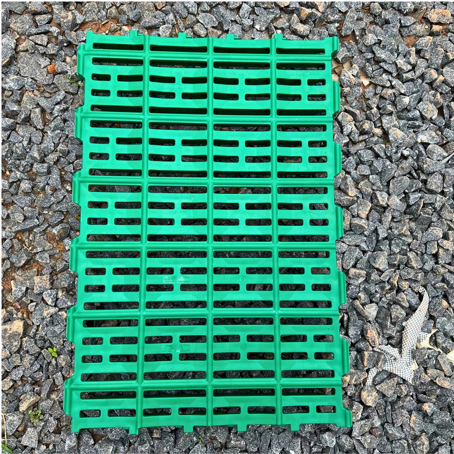 Durable Pig Farm Flooring Slat 60x40 cm (2x1.3 ft) – Heavy-Duty Plastic Slatted Floor for Pigs & Piglets | 10mm Waste Passing Holes | Non-Slip Hygienic Farm Flooring