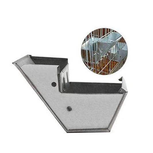 Rabbit Feeder Box | Durable Metal Feed Box for Rabbits | Hygienic, Spill-Proof Feeding Solution for Rabbit Farms & Pets cjfarms.in