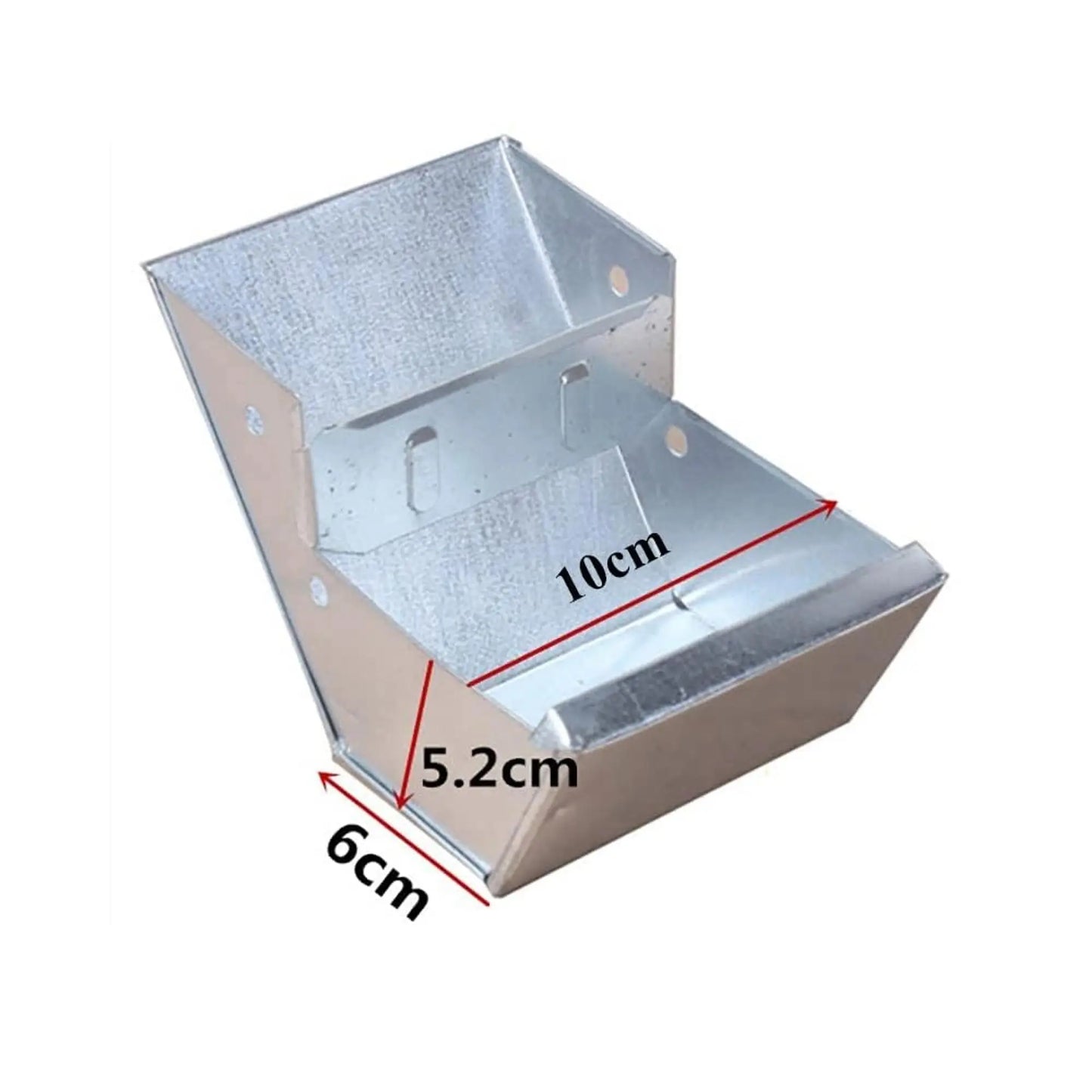 Rabbit Feeder Box | Durable Metal Feed Box for Rabbits | Hygienic, Spill-Proof Feeding Solution for Rabbit Farms & Pets cjfarms.in