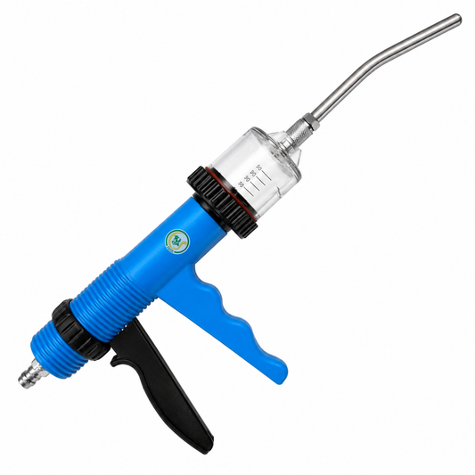 60ml Livestock Drenching Injector Gun with 2.5L Feeding Bottle Kit for Cattle, Goats, Sheep & Calves | Oral Dosing Syringe with Stainless Steel Nozzle | Durable Veterinary Drencher for Farm Animals CJ farms and Agritech