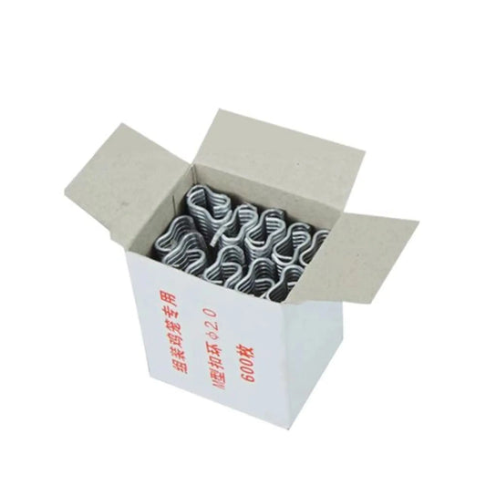 Hog Ring Pliers with 600 Hog Rings (M Nails) | Heavy-Duty Poultry Clamp Tool for Chicken, Quail & Pigeon Cages | Mesh & Wire Installation Kit cjfarms.in