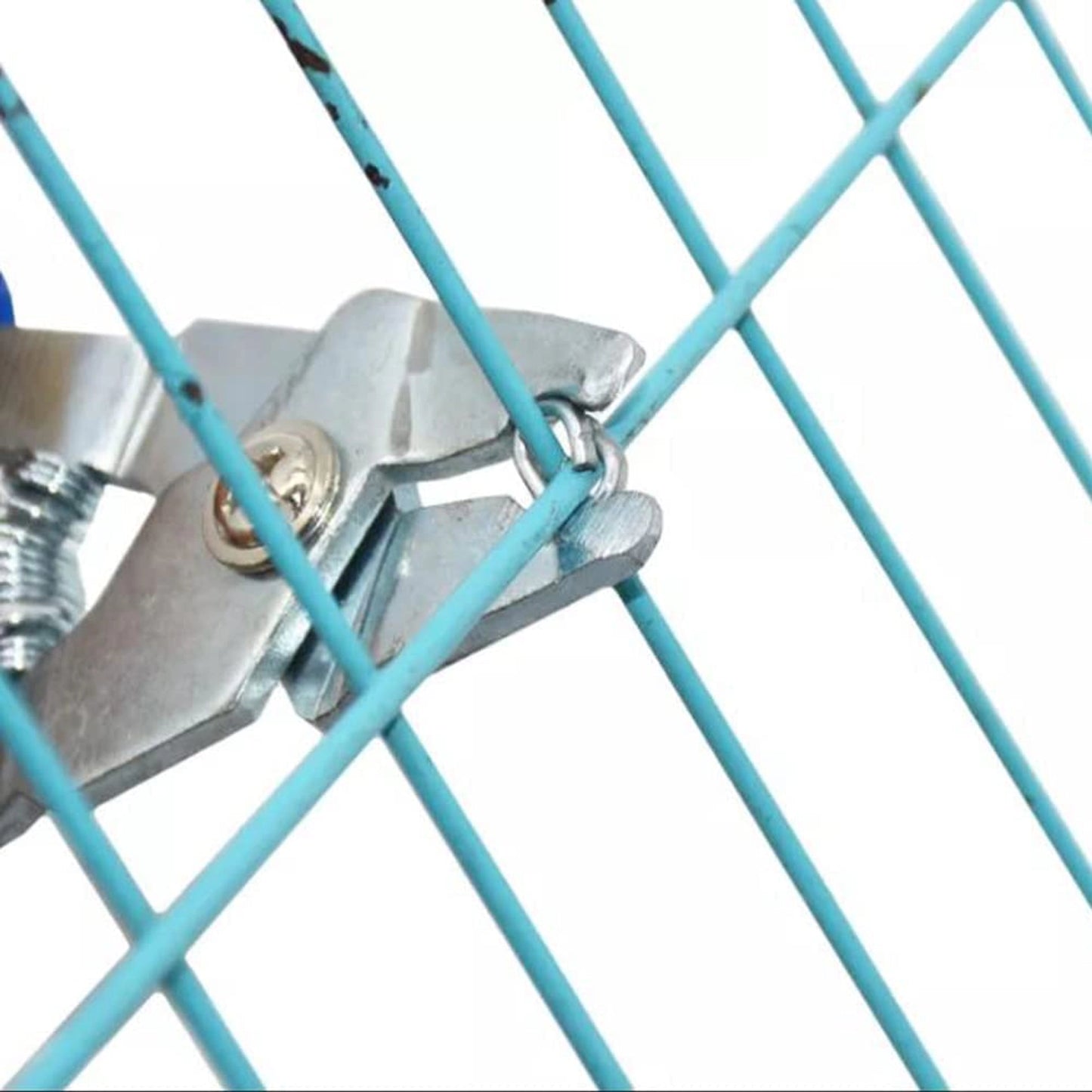 Hog Ring Pliers with 600 Hog Rings (M Nails) | Heavy-Duty Poultry Clamp Tool for Chicken, Quail & Pigeon Cages | Mesh & Wire Installation Kit