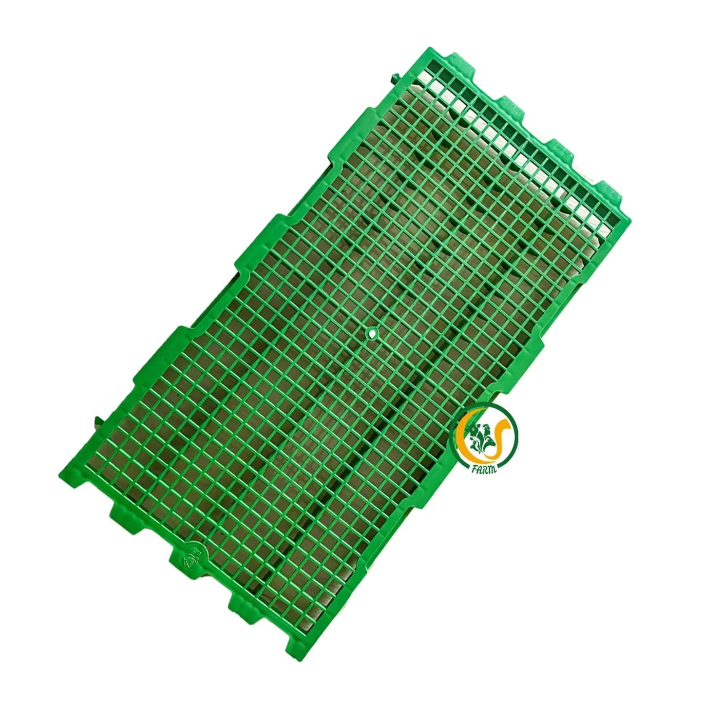 CJ Farms Poultry Cage Plastic Slatted Floor 2 x 1 ft (60 x 30 cm) – Pack of 10 | Heavy Duty Non-Slip Plastic Flooring for Chicken, Broiler, Quail, Duck & Poultry Cages CJ farms and Agritech