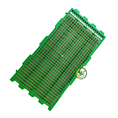 Poultry Cage Plastic Slatted Floor – 2x1 ft (60x30 cm) | Durable Non-Slip Slats for Chicken, Broiler & Quail Farming