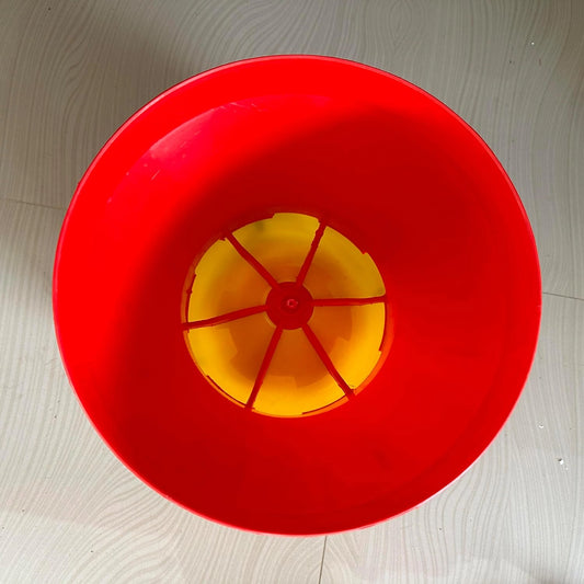 Turbo Feeder for Chicks – 4.5kg Capacity | Durable Poultry Feeder for Chickens, Broilers & Small Birds | Spill-Resistant, Easy-Clean Design