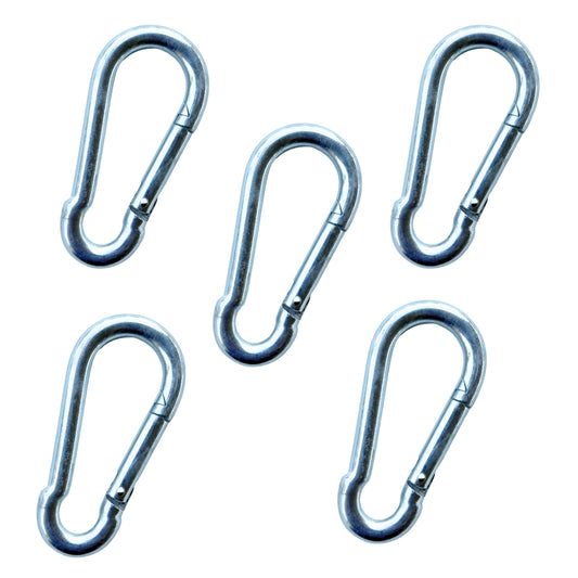 Stainless Steel Snap Hook 8×80 mm | Heavy-Duty Veterinary Use Hook | Durable SS Connector for Animal Restraints & Farm Equipment