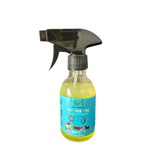 Tick Control Spray 200ml for Cows & Goats | Safe for All Ages | Effective Tick & Parasite Protection for Livestock