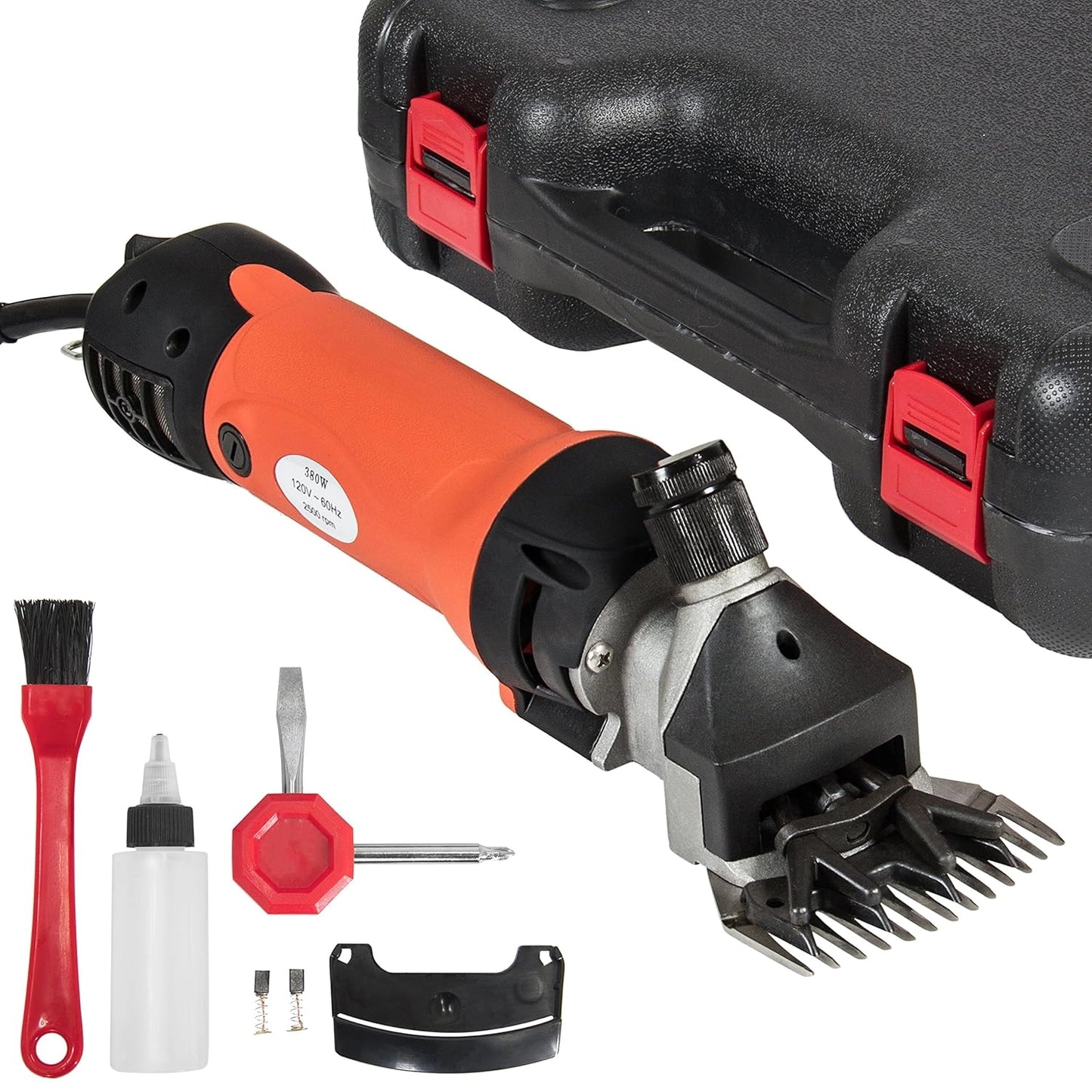 1200W Heavy-Duty Sheep Shears & Goat Clippers | Corded Electric Livestock Grooming Machine | Professional Animal Hair Cutting Tool for Farm & Pet Use