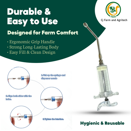 Oral Drencher for Goats & Sheep | Veterinary Medicine Feeder | Easy Liquid Feeding Tool for Livestock My Store