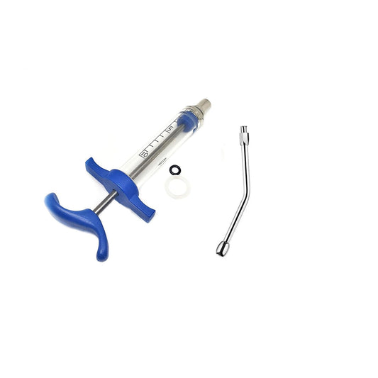 Oral Feeding Syringe with Luer Lock | Transparent Veterinary Drencher for Goats & Sheep | Safe & Easy Medicine Feeder for Livestock