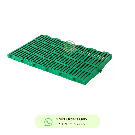 Goat & Dog Cage with Plastic Slatted Floor – 2x1.3 ft (60x40 cm) | Durable, Hygienic & Easy-to-Clean Pet & Livestock Cage Base cjfarms.in