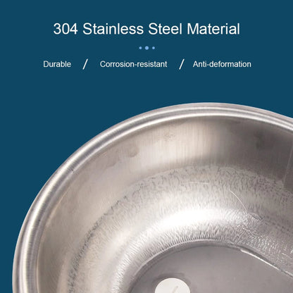 CJ Farms SS 304 Stainless Steel Automatic Water Bowl – 4L Unbreakable Rust-Resistant Drinking Dispenser for Cows, Goats, Dogs & Farm Animals