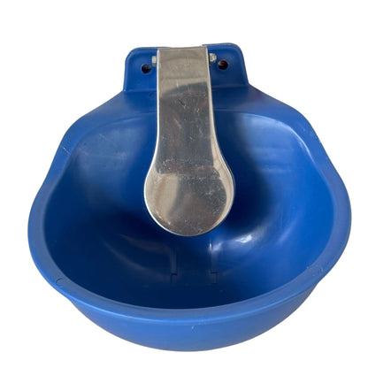 Unbreakable Plastic Automatic Cow Water Bowl Dispenser with U-Bolt | Durable Livestock Drinking Waterer for Cattle, Goats & Sheep