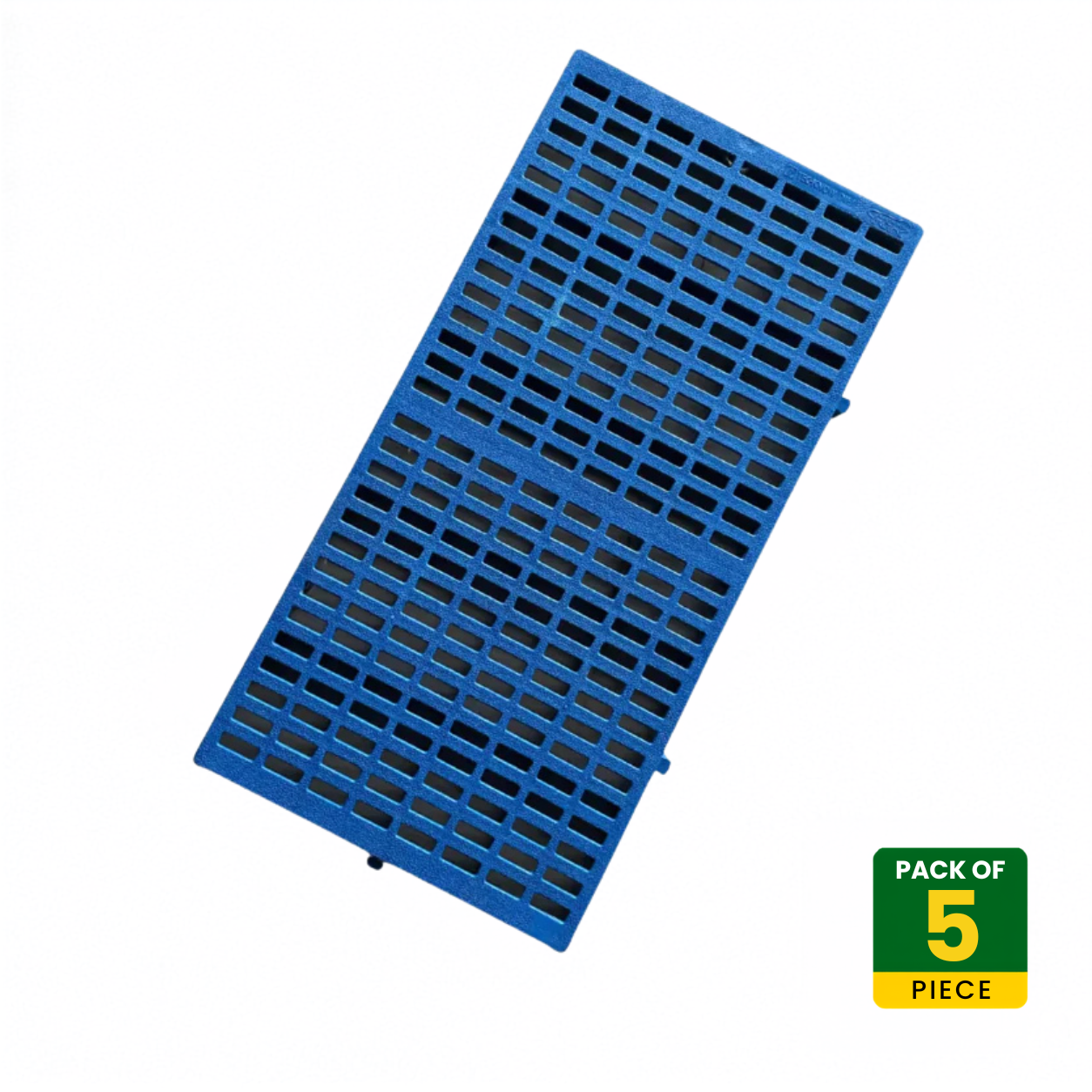 Plastic Slatted Cage Floor 2 x 1 ft (60 x 30 cm) – Pack of 5 | Heavy Duty Non-Slip Flooring Panel for Puppies, Cats & Pet Cages CJ farms and Agritech