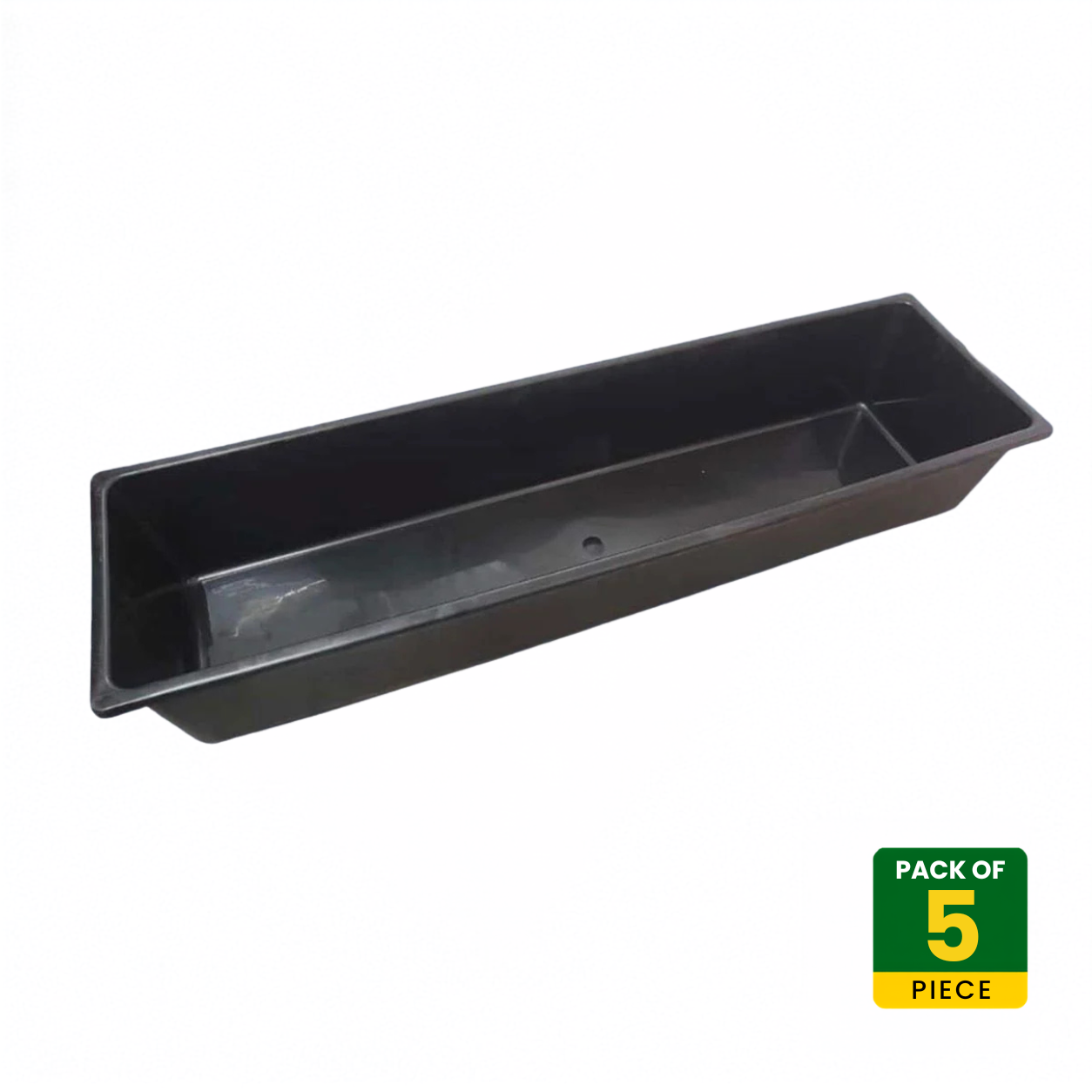 22 cm Goat Feeder Box – Pack of 5 | Heavy Duty Plastic Feeding Trough for Goats, Sheep & Lambs | Durable Livestock Feed Container CJ farms and Agritech