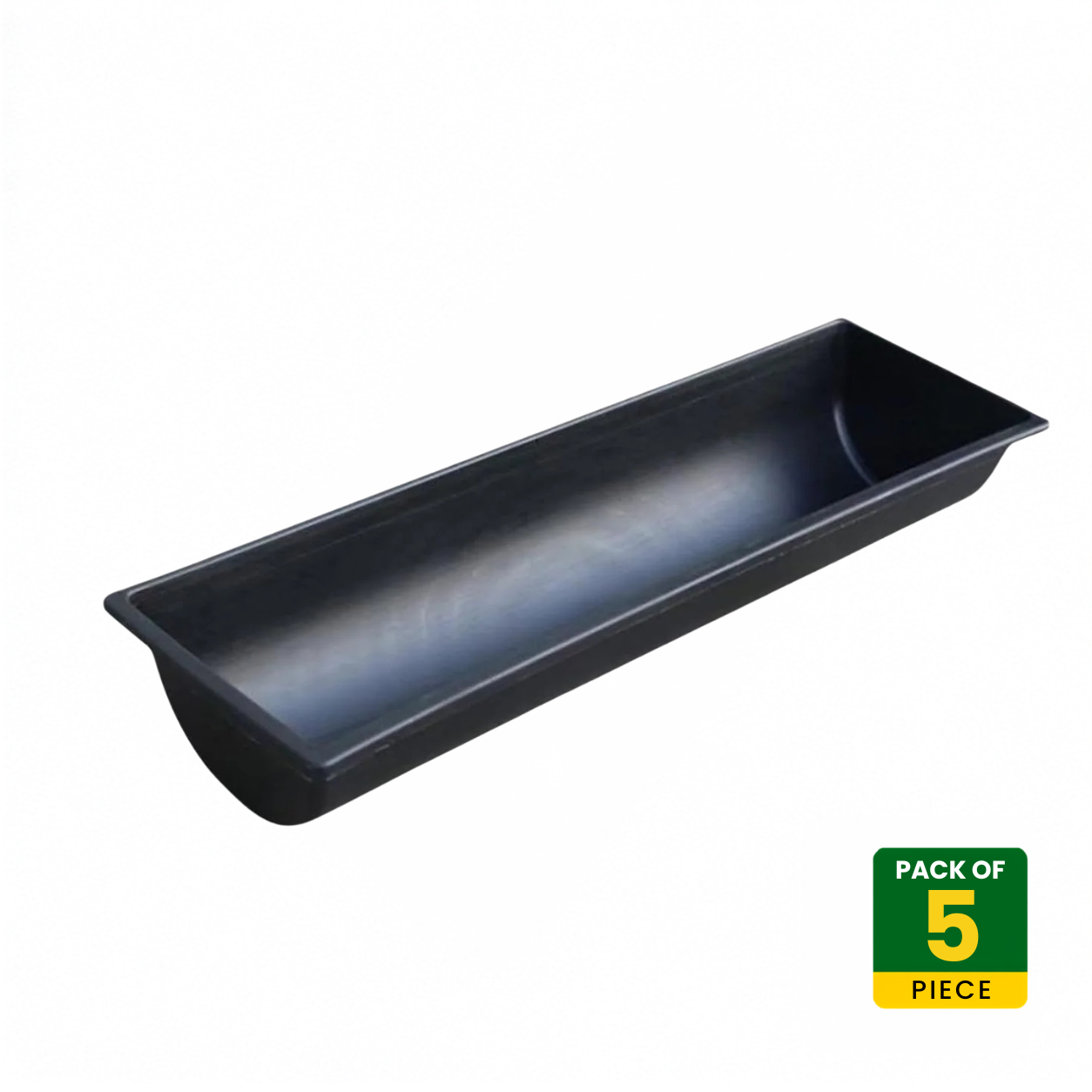 3.3 Feet Goat Feeder Box (100 × 30 × 18 cm) – Pack of 5 | Heavy Duty Plastic Feeding Trough for Goats, Sheep & Lambs | Durable Livestock Feed Container CJ farms and Agritech