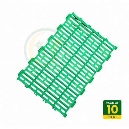Pig Farm Plastic Slatted Floor 60 × 40 cm – Pack of 10 | Heavy Duty Non-Slip Flooring for Pig Pens, Piglets & Swine Housing CJ farms and Agritech