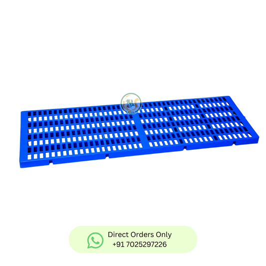 Durable Plastic Dog Cage with Slatted Floor – 3x1 ft (90x30 cm) | Hygienic, Non-Slip Pet Cage Base for Puppies & Small Dogs cjfarms.in