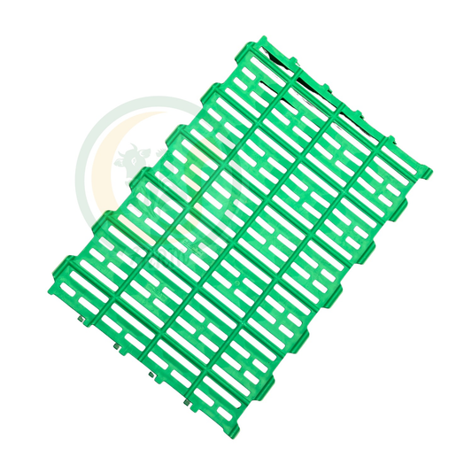 Durable Pig Farm Flooring Slat 60x40 cm (2x1.3 ft) – Heavy-Duty Plastic Slatted Floor for Pigs & Piglets | 10mm Waste Passing Holes | Non-Slip Hygienic Farm Flooring