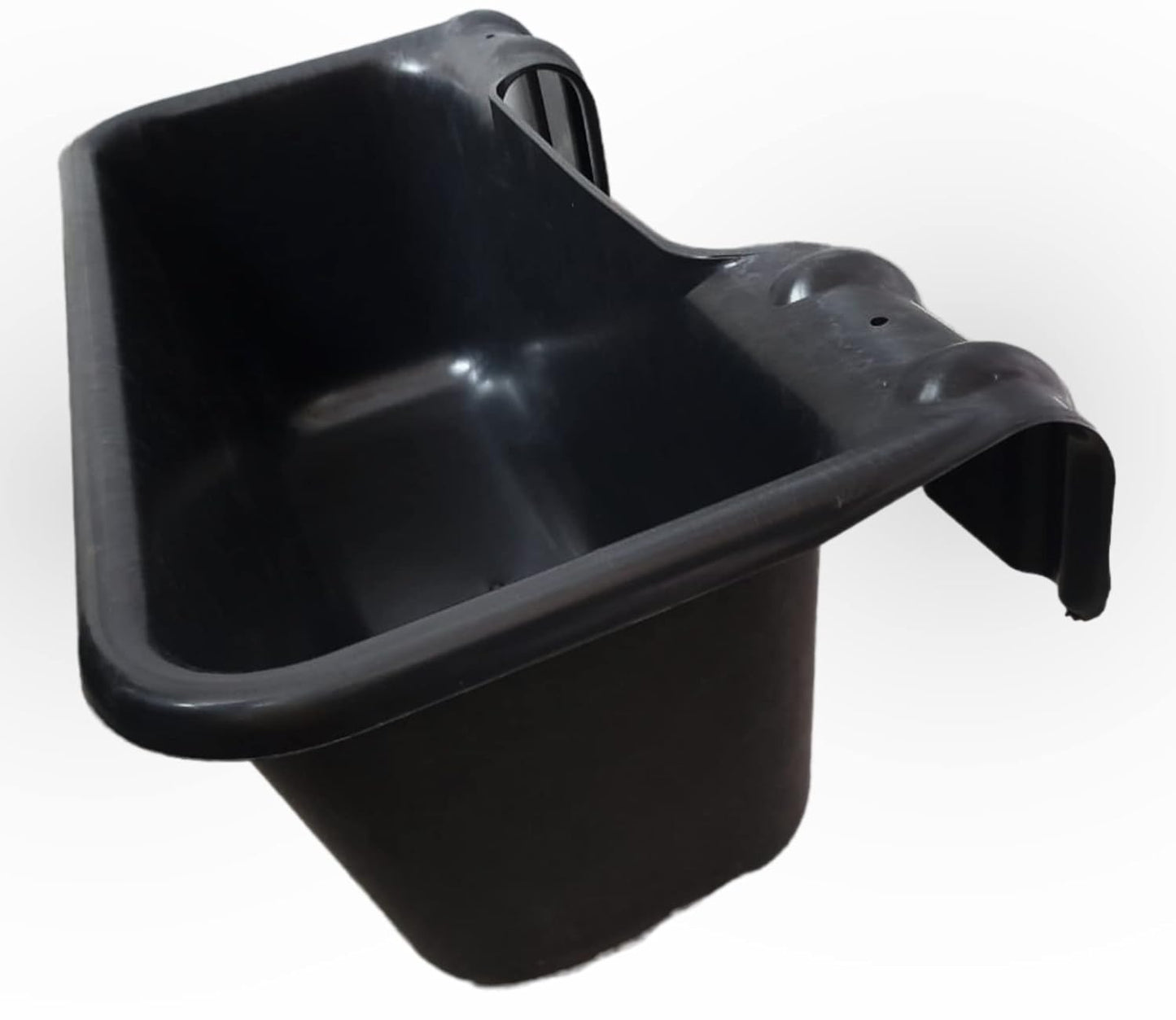2ft Goat Feeder Box | Easy Hang Livestock Feeding Trough for Goats & Sheep | Heavy Duty Plastic Feed Container CJ farms and Agritech