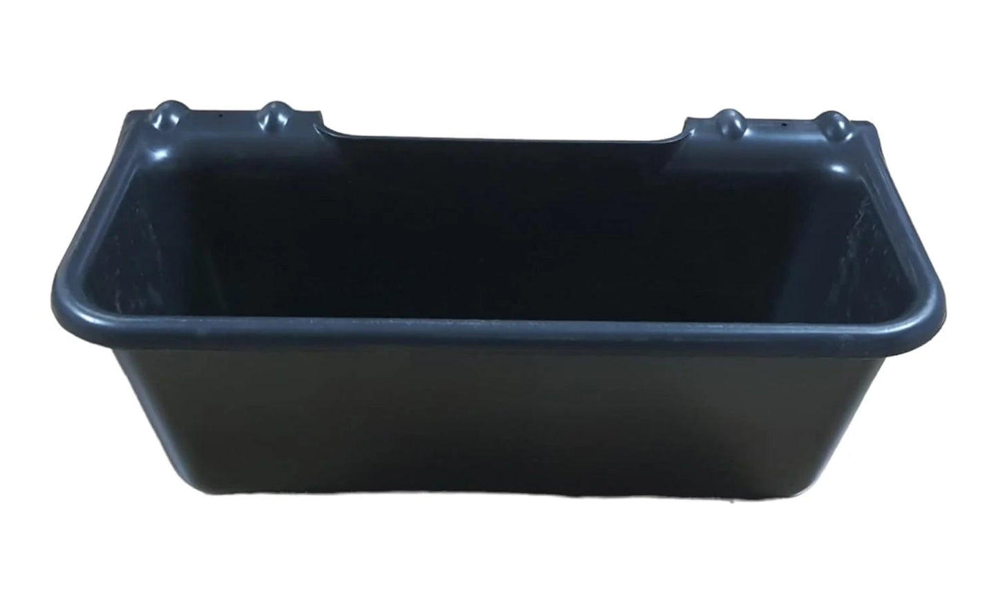 2ft Goat Feeder Box – Pack of 5 | Easy Hang Heavy Duty Plastic Feeding Trough for Goats, Sheep & Lambs | Livestock Feed Container CJ farms and Agritech