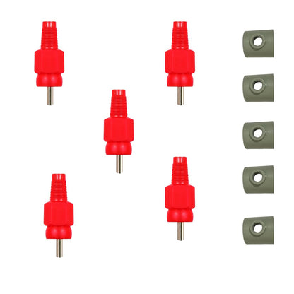 Automatic Poultry Chicken Water Nipple Drinker – 90° Leakproof Nipple with Saddle Connector | Easy-Install Watering System for Chicken, Hen, Duck & Birds