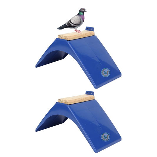 Pigeon Perch with Wood | Sturdy V-Perch for Pigeons | Durable Resting Stand for Loft, Coop & Aviary