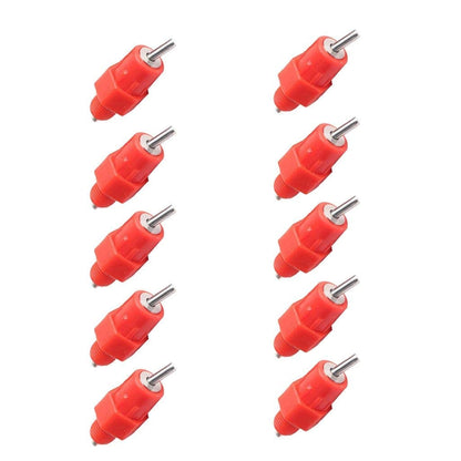 Automatic 360° Poultry Water Nipple Drinker with Leakproof Saddles | All-Direction Chicken Waterer for Clean & Continuous Hydration