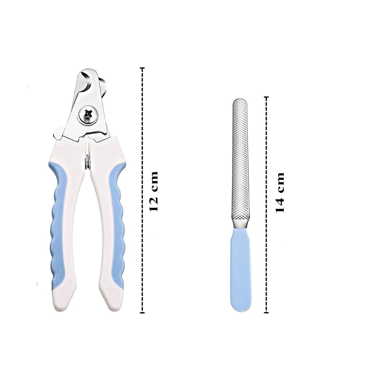 Dog & Cat Nail Clippers | Sharp Stainless Steel Pet Nail Trimmer with Safety Guard | Painless, Easy-to-Use Grooming Tool