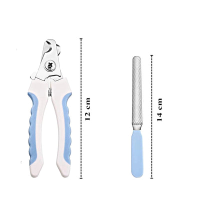 Dog & Cat Nail Clippers | Sharp Stainless Steel Pet Nail Trimmer with Safety Guard | Painless, Easy-to-Use Grooming Tool