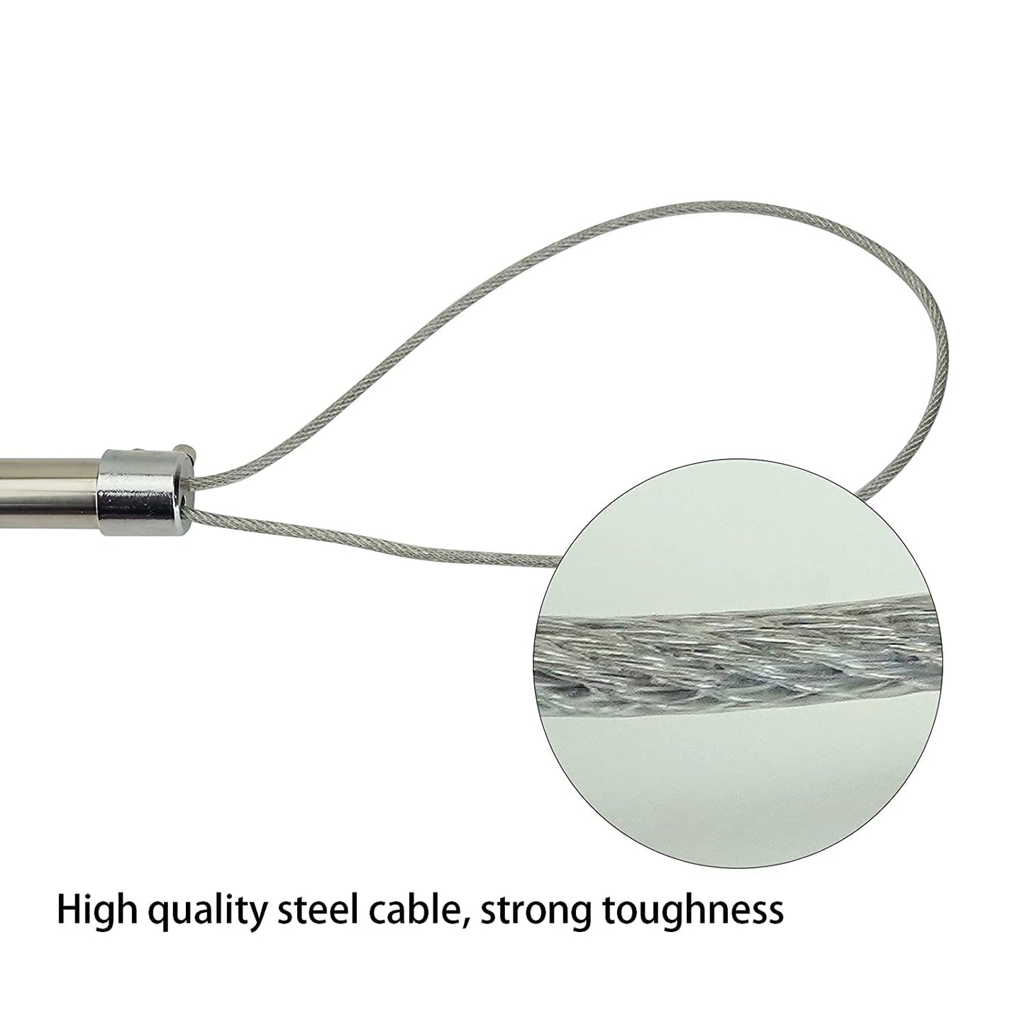 Stainless Steel Animal Control Pole | Dog Catcher Pole, Pig Holder & Livestock Catcher | Safe & Humane Animal Handling Tool