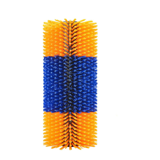 Heavy-Duty Livestock Scratching & Grooming Brush | Self-Massage Brush for Cattle, Horses, Goats & Sheep | Durable Outdoor Mountable Farm Brush