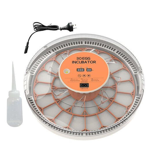 30 Egg Incubator Full Automatic | Digital Temperature & Humidity Display | Built-in Egg Candler | Easy to Clean Poultry Hatching Machine CJ farms and Agritech