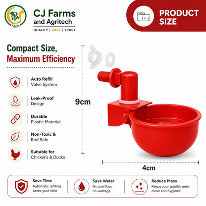 Chicken Feeder and Drinker Combo Pack of 5 | Poultry Farm Equipment | DIY Chicken Feeder & Automatic Poultry Drinker CJ farms and Agritech