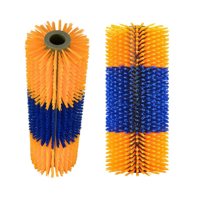 Livestock Scratching Brush for Cattle, Horses, Goats & Sheep | Heavy-Duty 60cm Full-Round Self-Grooming & Massage Brush | Easy-Mount Farm & Dairy Animal Grooming Tool