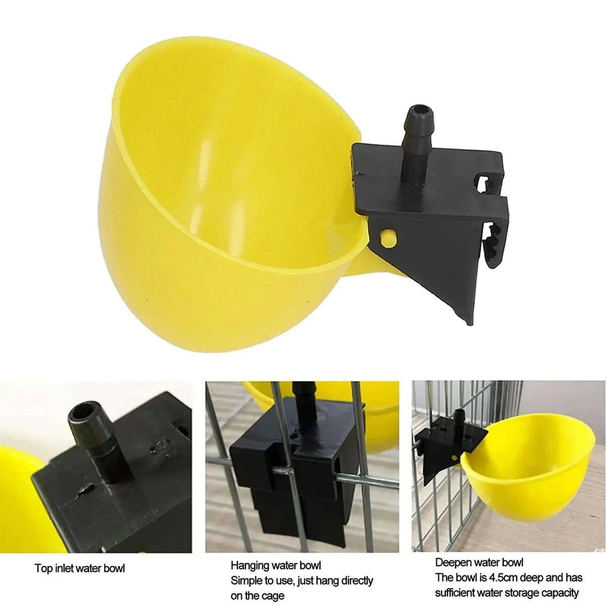 Automatic Bird Water Drinker | Pigeon Watering System with Water Cups, Tube & Tank Connector CJ farms and Agritech
