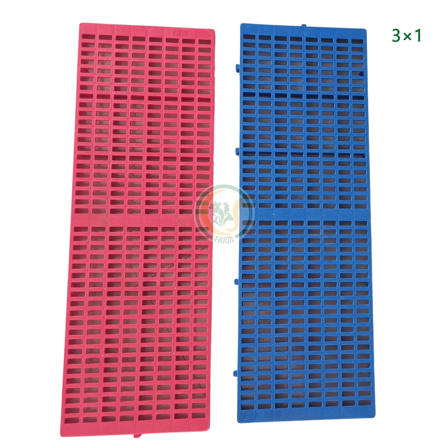 Durable Plastic Dog Cage with Slatted Floor – 3x1 ft (90x30 cm) | Hygienic, Non-Slip Pet Cage Base for Puppies & Small Dogs