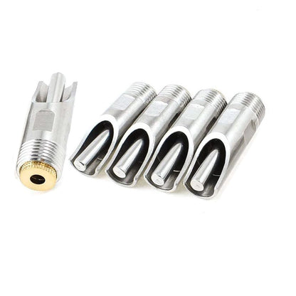 Stainless Steel 1/2 Inch Automatic Pig Nipple Drinker (Pack of 5) | SS 202 Grade Heavy-Duty Hog Water Nipple for Pigs & Piglets