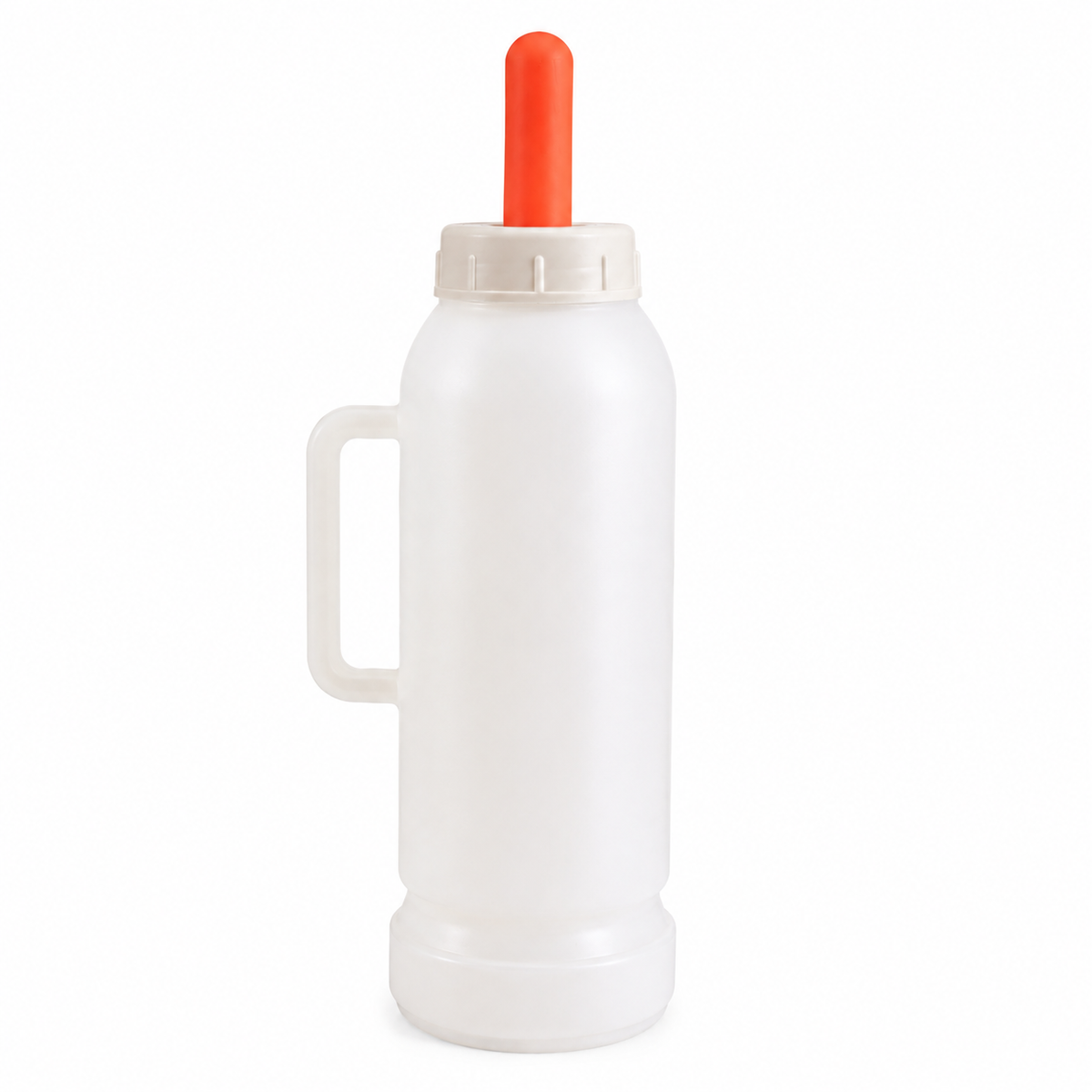 Heavy-Duty 2L Calf Milk Feeding Bottle with Food-Grade Nipple | Durable Livestock Feeder for Calves | Safe & Hygienic Farm Feeding Bottle cjfarms.in