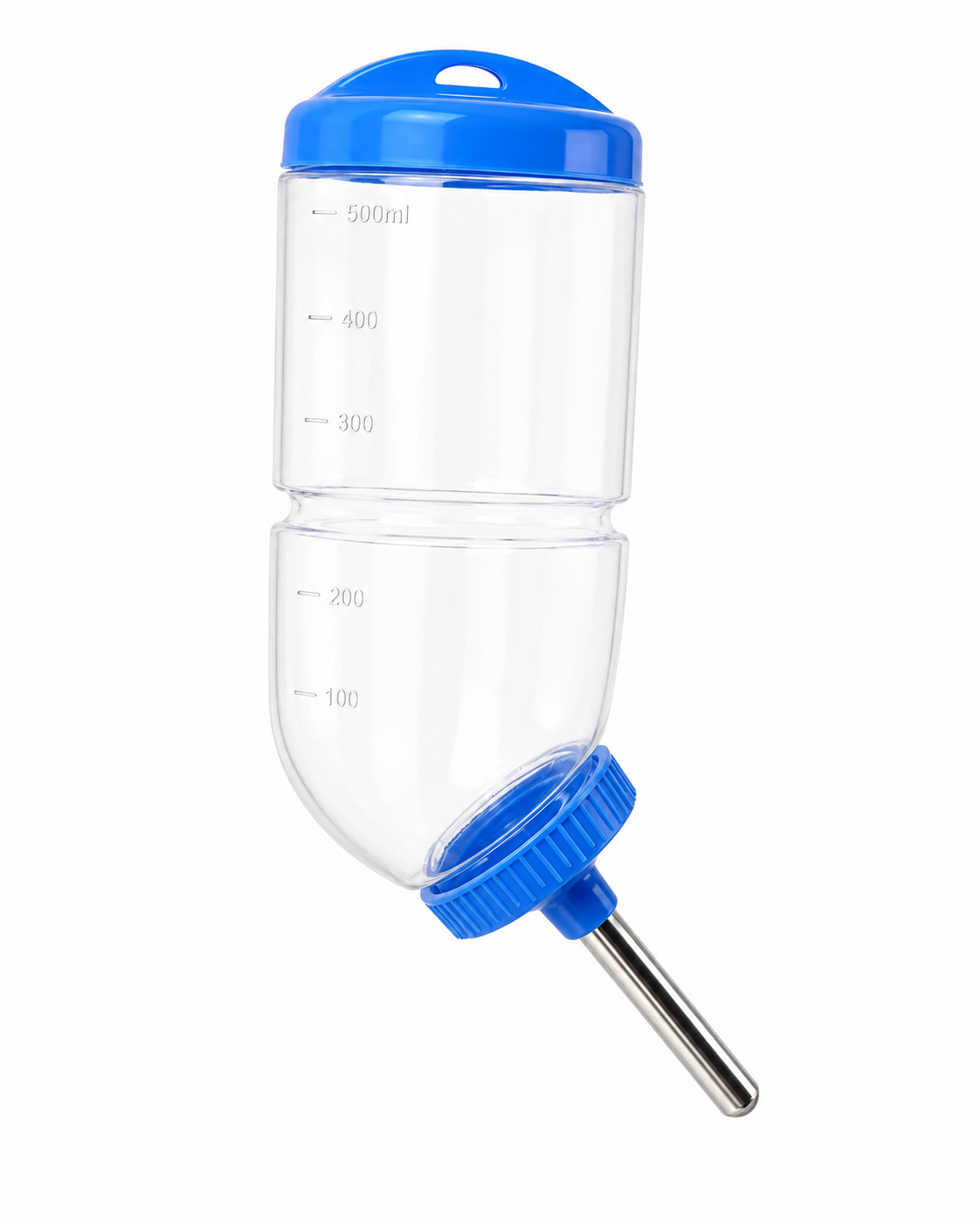 500ml Hamster Water Bottle | Hanging Automatic Water Dispenser with Stainless Steel Nozzle for Hamster, Rabbit, Guinea Pig & Small Animals CJ farms and Agritech