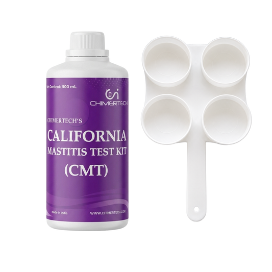 Chimertech California Mastitis Test (CMT) Kit with Paddle | 500ml Reagent Capacity | Fast & Accurate Mastitis Detection cjfarms.in