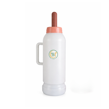 Heavy-Duty 2L Calf Milk Feeding Bottle with Food-Grade Nipple | Durable Livestock Feeder for Calves | Safe & Hygienic Farm Feeding Bottle cjfarms.in