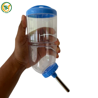 500ml Hamster Water Bottle | Hanging Automatic Water Dispenser with Stainless Steel Nozzle for Hamster, Rabbit, Guinea Pig & Small Animals CJ farms and Agritech