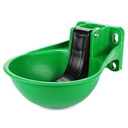 3L Green Unbreakable Plastic Automatic Cow Water Bowl Dispenser | Durable Livestock Drinking Waterer for Cattle, Goats & Sheep