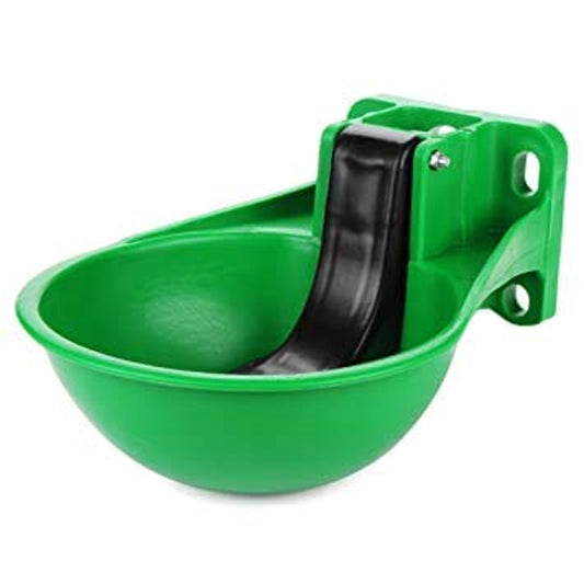 3L Green Unbreakable Plastic Automatic Cow Water Bowl Dispenser | Durable Livestock Drinking Waterer for Cattle, Goats & Sheep