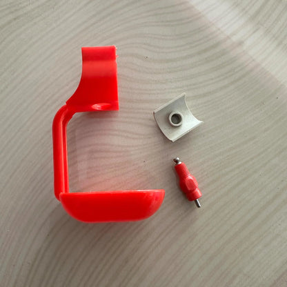 Pack of 5 All-Direction Poultry Nipple Drinker Set with Drip Cups | 360° Chicken Waterer Nipples for Clean & Efficient Hydration