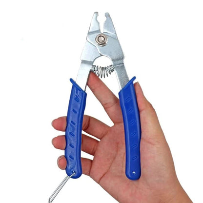 Hog Ring Pliers with 600 Hog Rings (M Nails) | Heavy-Duty Poultry Clamp Tool for Chicken, Quail & Pigeon Cages | Mesh & Wire Installation Kit