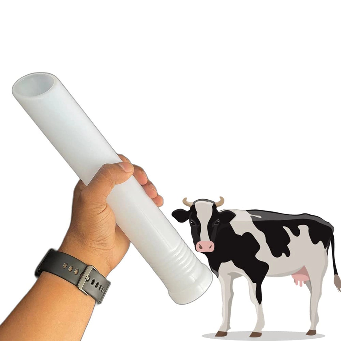 350ml Oral Drenching Pipe for Cows, Horses & Buffalo | Bovine Liquid Drencher Tube | Durable Veterinary Oral Feeder